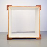 Rutow40 weiß-Eiche 40cm 