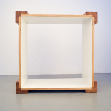 Rutow40 weiß-Eiche 40cm 